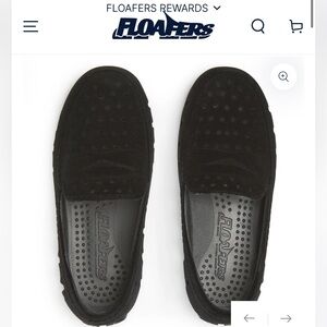 Black Velvet baby Floafers